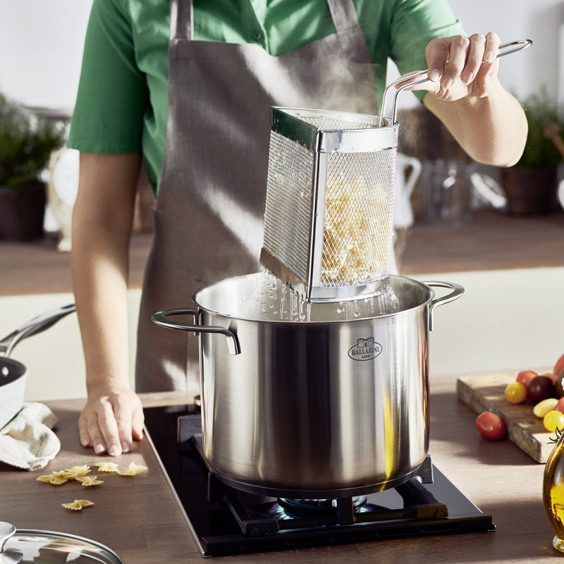 Ballarini 8Qt Stainless Steel Pasta Pot With Lid And Strainers Wayfair